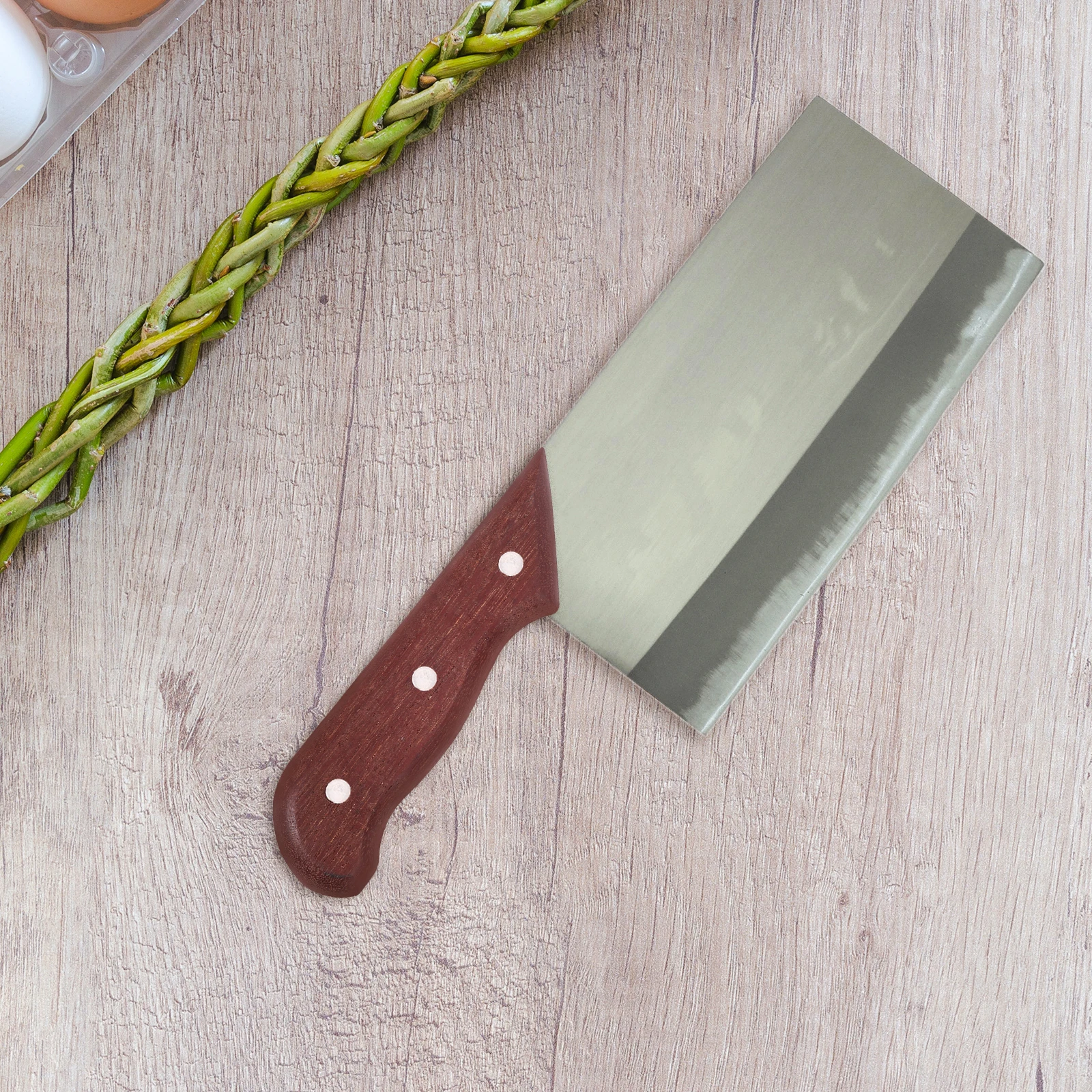 

Wood Knife Scales Replacement Handle for Kitchen Knives Sashimi Cutter Natural Wood Non-Slip Handle for Cutter