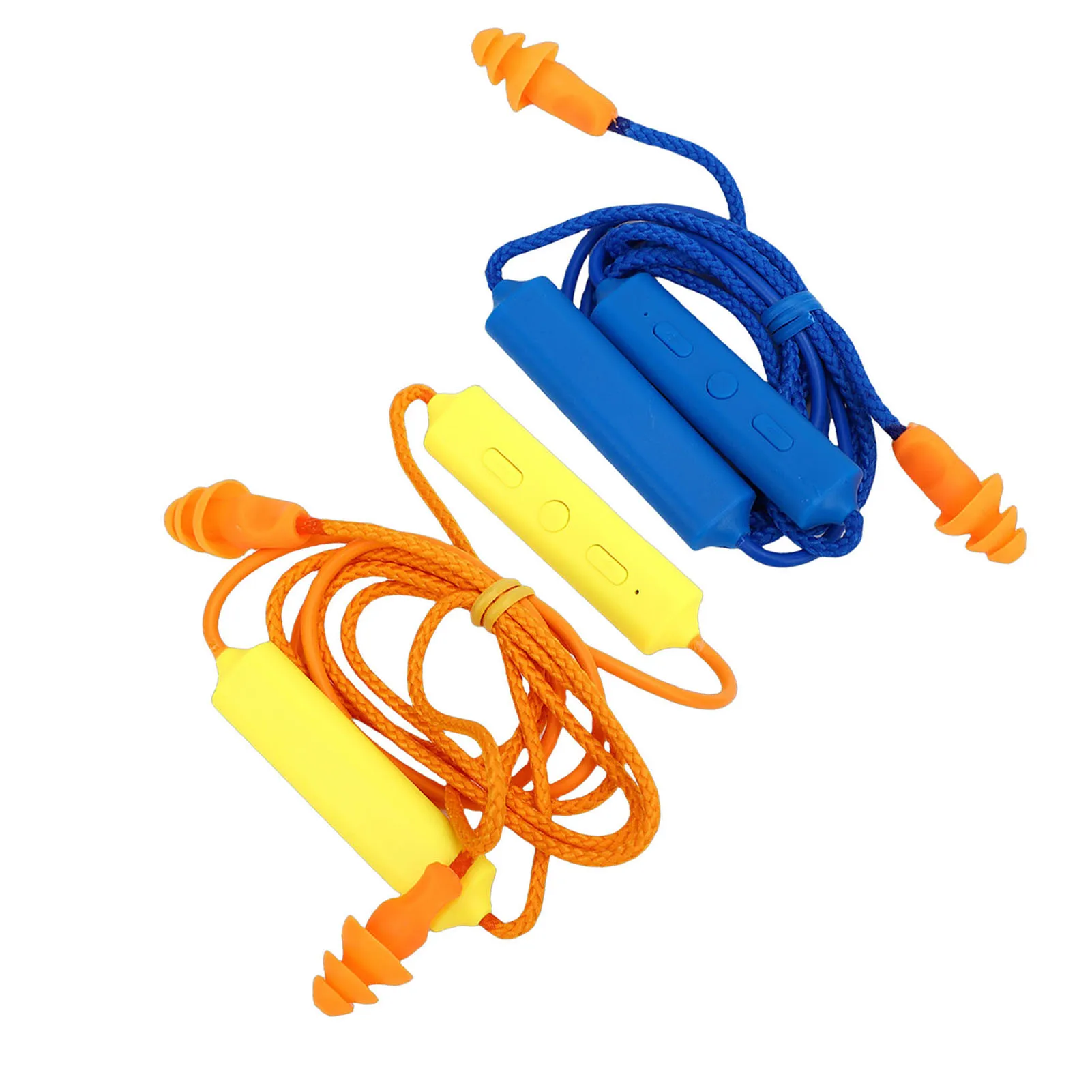 Bluetooth Earplug Headphone 29dB Noise Reduction IPX5 Water Proof Rechargeable Neckband Earbuds for Construction Site Workshop image 2