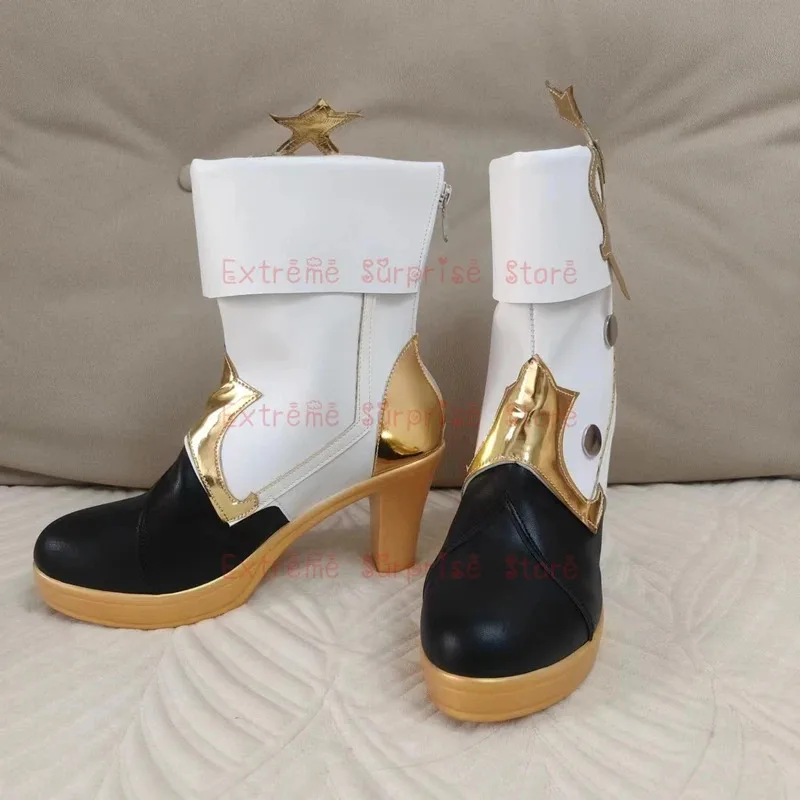 

DY2036-43 Size IN STOCK Clorinde Cosplay Shoes Genshin Impact Cosplay Clorinde High Heels Cosplay Shoes Prop25