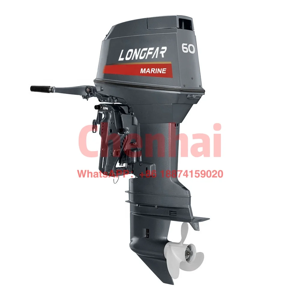 Factory price 60hp 849cc 2 stroke short/long shaft compatible for  E60H outboard motor/outboard engine