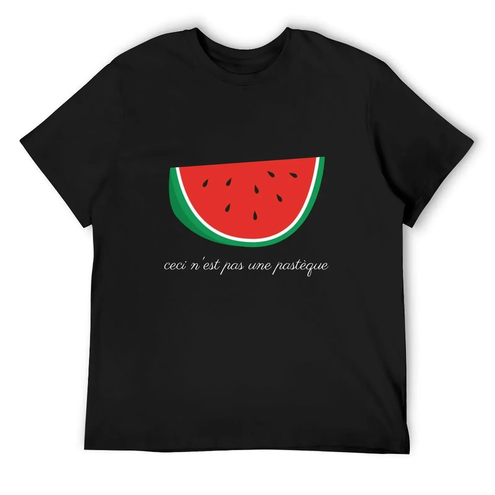 

This Is Not A Watermelon - Ceci n'est pas une pastèque T-Shirt oversizeds oversized graphic tee t shirt men