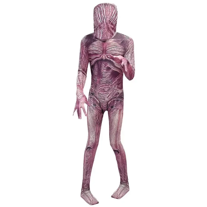 AA Kids Costumes for Stranger/Things Halloween Cosplay Costume Child Horror Jumpsuits Scarry Zombie Cosplay Clothes Su 2025 New