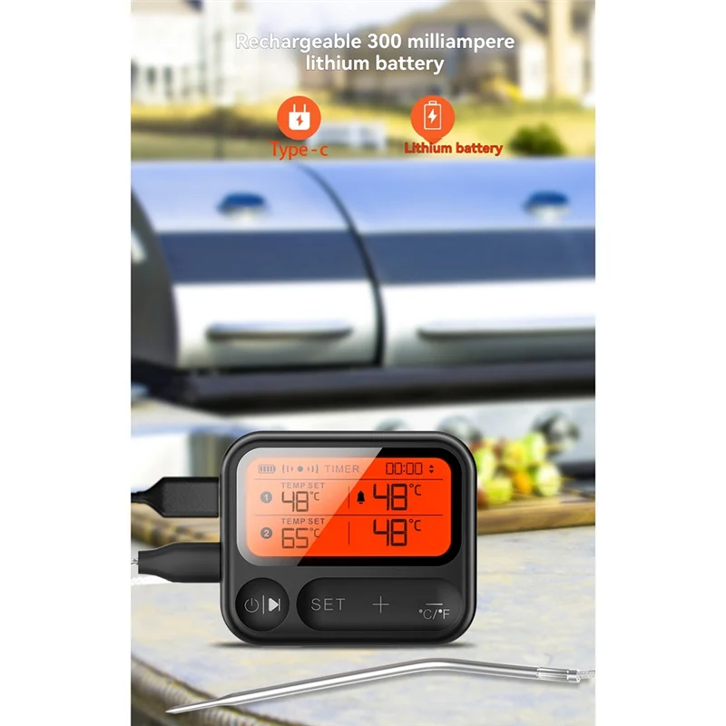 

A84E-Meat Thermometer Digital Meat Thermometer For BBQ Oven Grill Rotisserie Household Thermometers