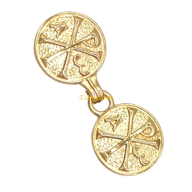 

N58F Vintage Sweater Clip Cloak Clips Cardigan Clip Shawl Collar Clasp