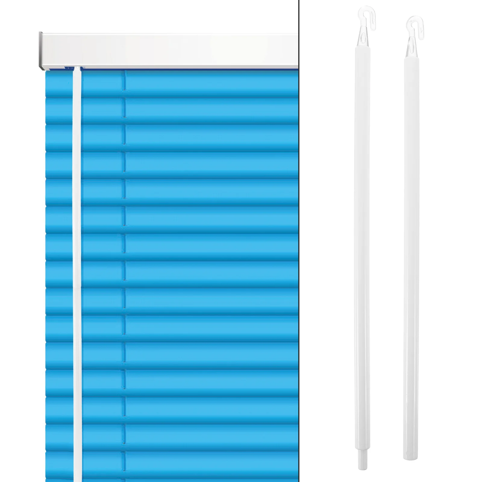 Venetian Blind Accessories Replacement Rod Window Drapes Automatic Long for Tilt Pp Wand Blinds Rods Windows Door Screen