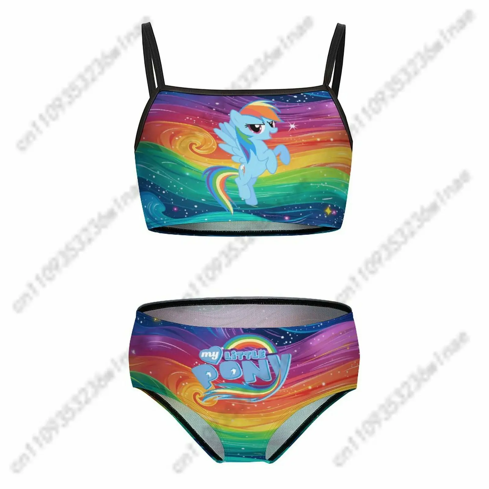 

Rainbow Dash Two-piece Bathing Suit Women's Swimwear My Little Pony Friendship Is Magic Swimsuits Cosplay Swimsuit