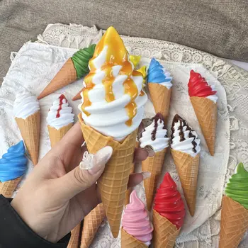 8 best sales 녹아내리는 아이스크림 조각상 - №6