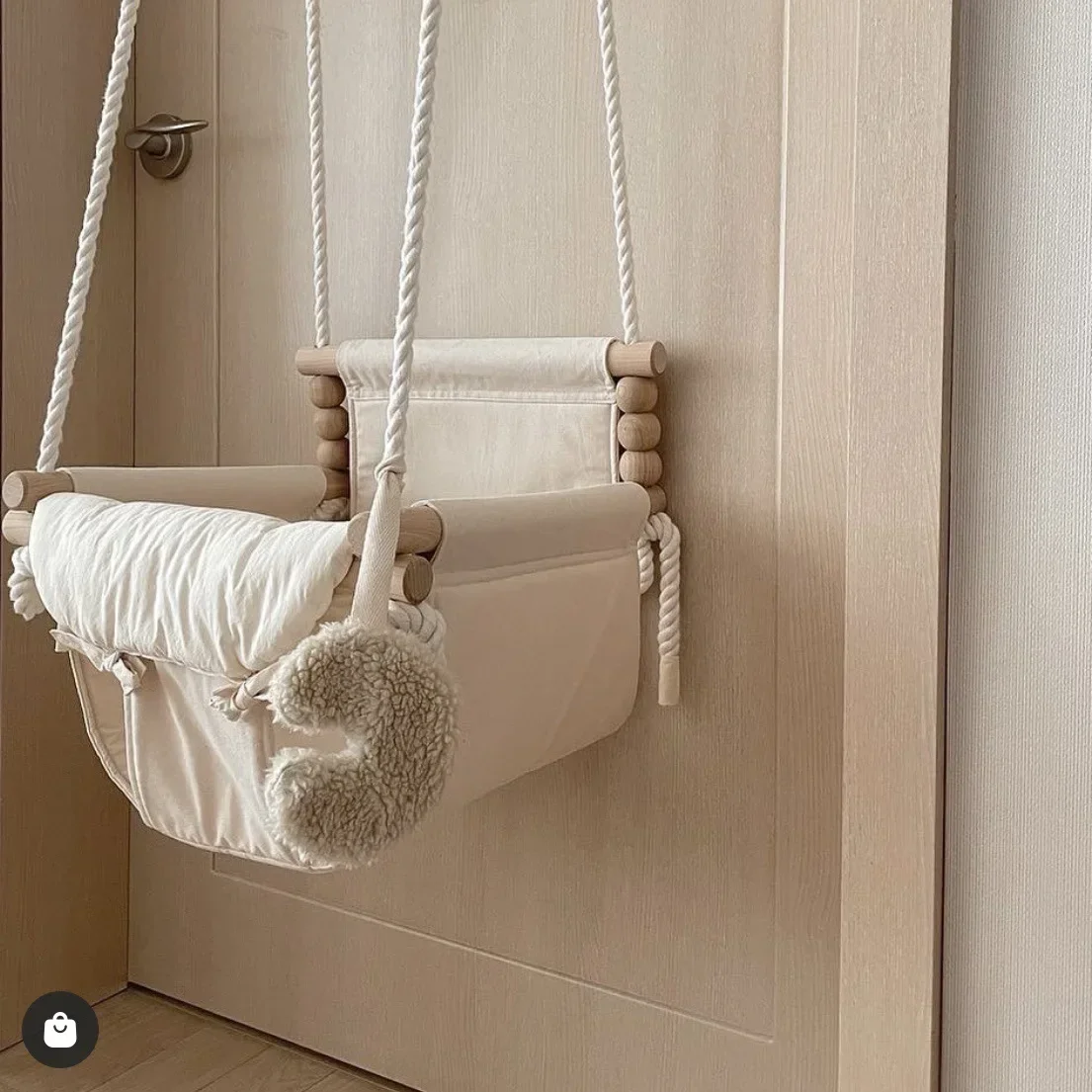 Baby Photography Props Home Indoor Ins Style Swing Baby Small Hanging Basket Swing Cloth Rocking Chair Children Hanging Chair