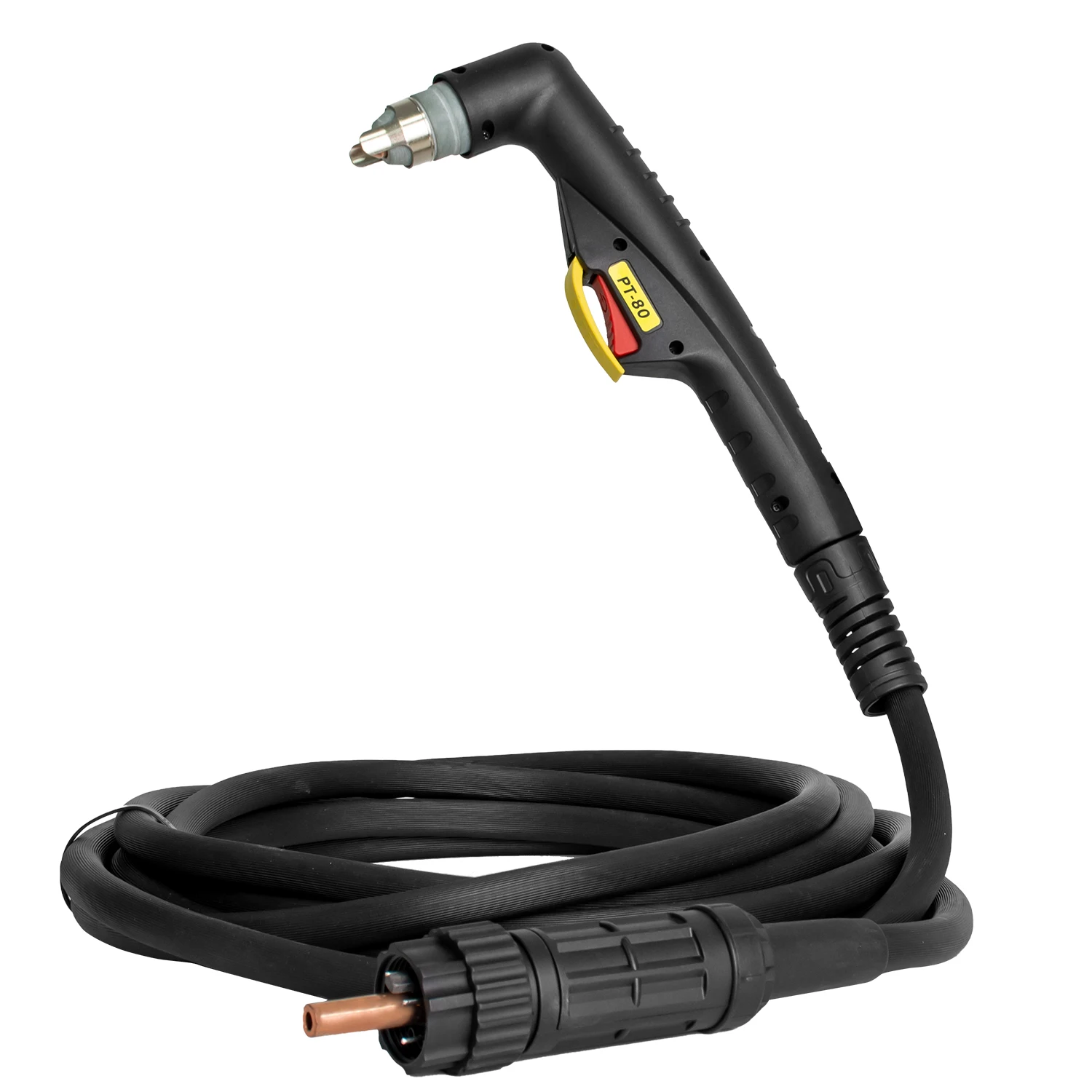 HITBOX PT80 Handheld Plasma Cutting Torch - 6M Length, Central Plug, 60 Amp, None-H Frequency Mechanical Start