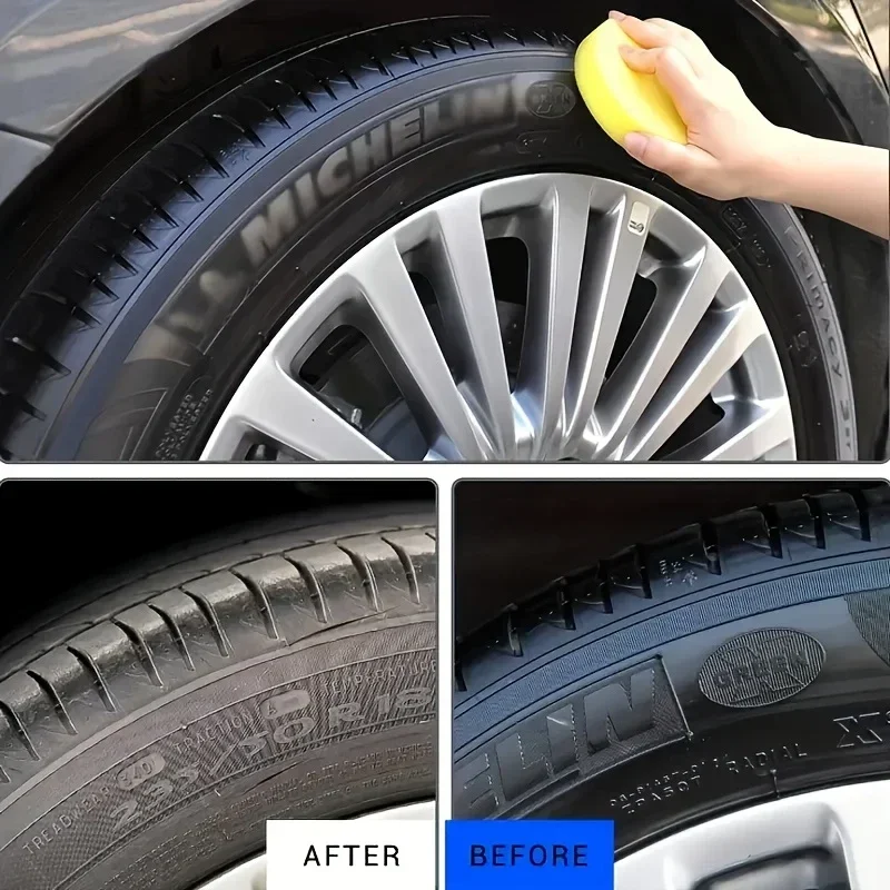 150g Plastic & Rubber Repair Paste - Black Crystal Polish for Car Scratches, Tire Shine & Interior Renewal, Anti-Aging & Fade Re image 5