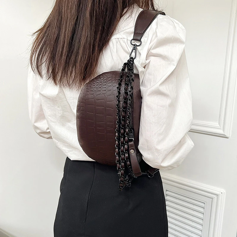 fashion Brand Women Crossbody Chest Bag soft Leather Waist Bag Luxury ladies Shoulder Bags Phone Packs Designer Chest Pack Purse