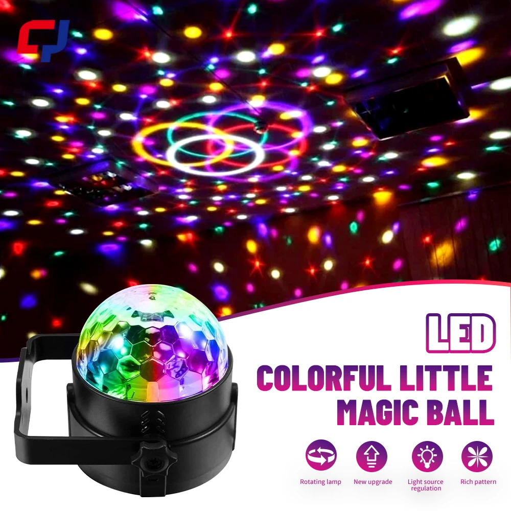 LED RGB KTV DJ Stage Night Light Strobe Light Remote voice Control Activation For Home Party Bar Disco Dance Stage Ball lights