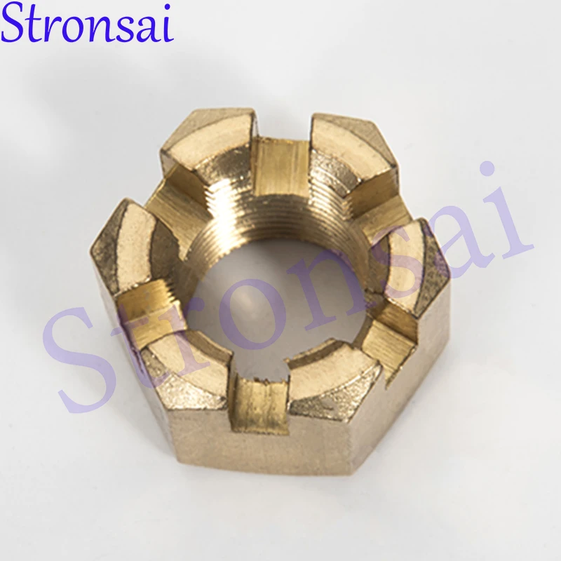 

90171-18M04-00 Propeller Nut Castle for yamaha outboard motor 2T 100-350HP 4T F75- F350 90171-18M04 boat motor Outboard Engine