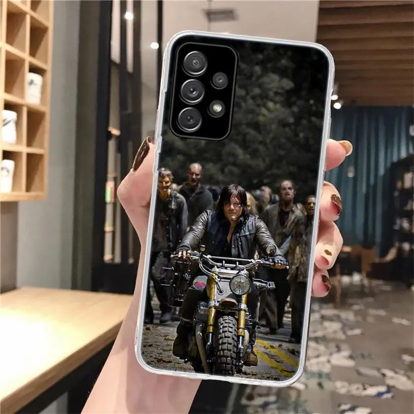 The Walking Dead Daryl Dixon Soft Phone Case For Samsung Galaxy A14 A13 A12 A15 A54 A53 A52 A55 A34 A33 A32 A35 A24 A23 A22 A25