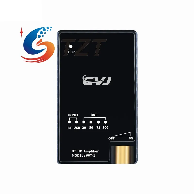 TZT VVT-1 Dual ES9039Q2M Bluetooth Decoding Portable Headphone Amplifier Wireless HiFi LDAC Lossless 4.4 Balanced Amplifier