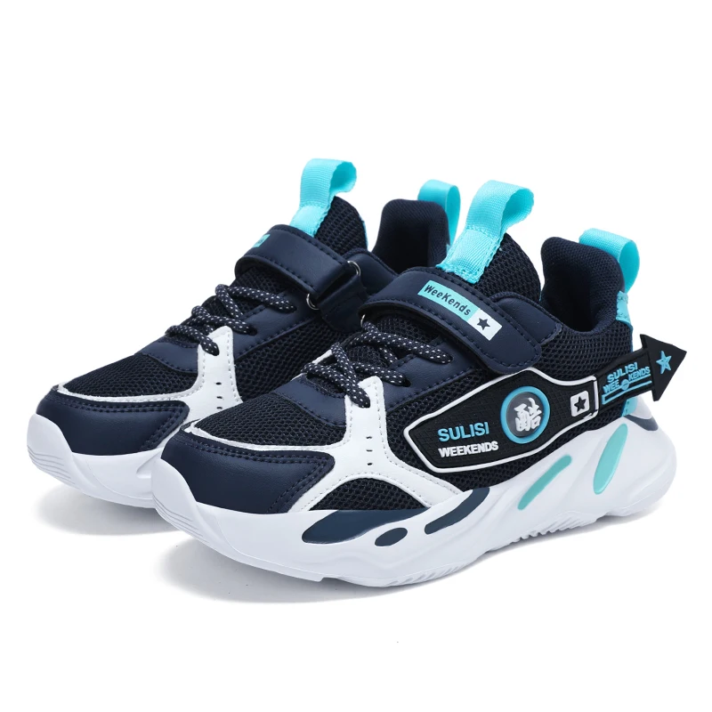 Scarpe da ginnastica per bambini scarpe sportive per ragazzi moda bambini scarpe Comfort in rete traspirante scarpe da corsa all\'aperto da passeggio