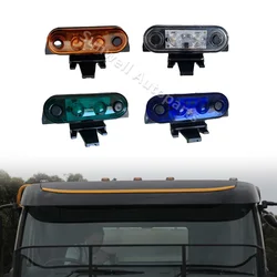 1PC 24V LED Cab Roof Marker Light For Volvo FH FM Truck Top Signal Lamp White Amber Blue Green OEM 82116545