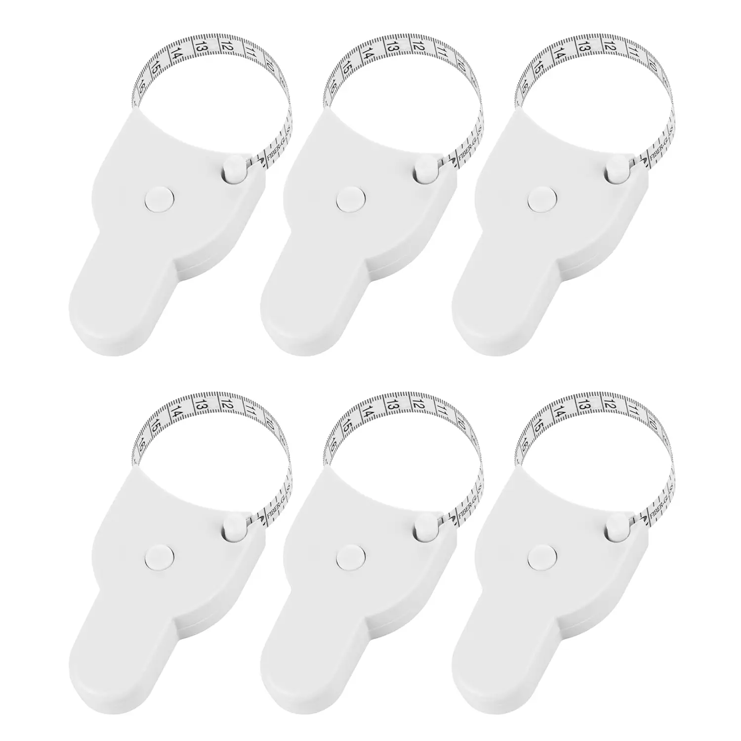 1 قطعة مزدوجة الجانبين التلقائي تلسكوبي أشرطة القياس مرنة الجسم شريط القياس الذاتي تشديد لينة قياس حاكم للياقة البدنية #1