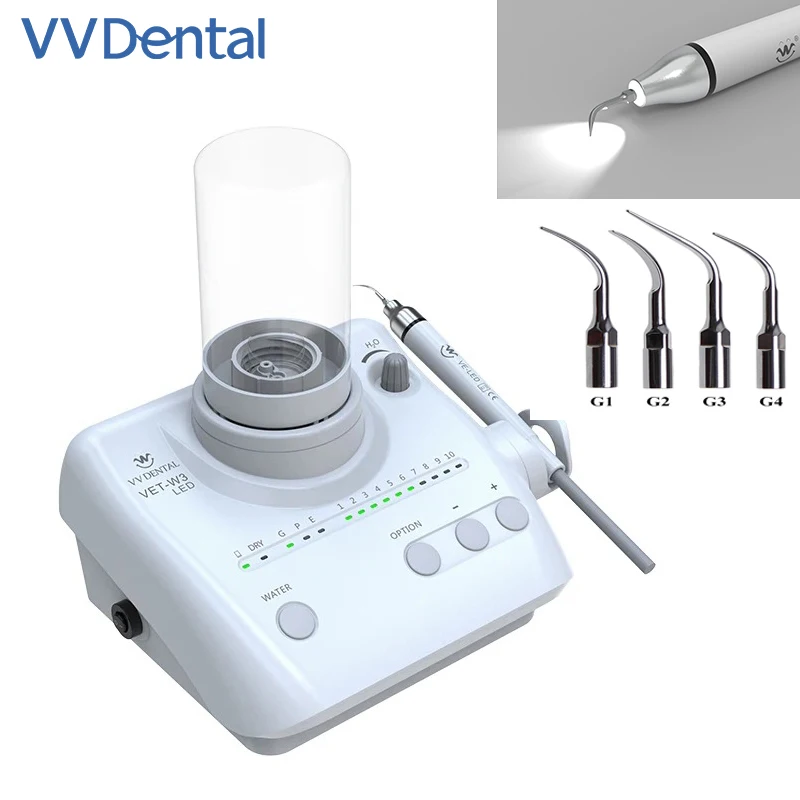 VVDental Dental Ultrasonic Scaler Machine for Remove Dental Plaque And Calculus Oral Hygiene Cleaning Teeth Whitening Tool