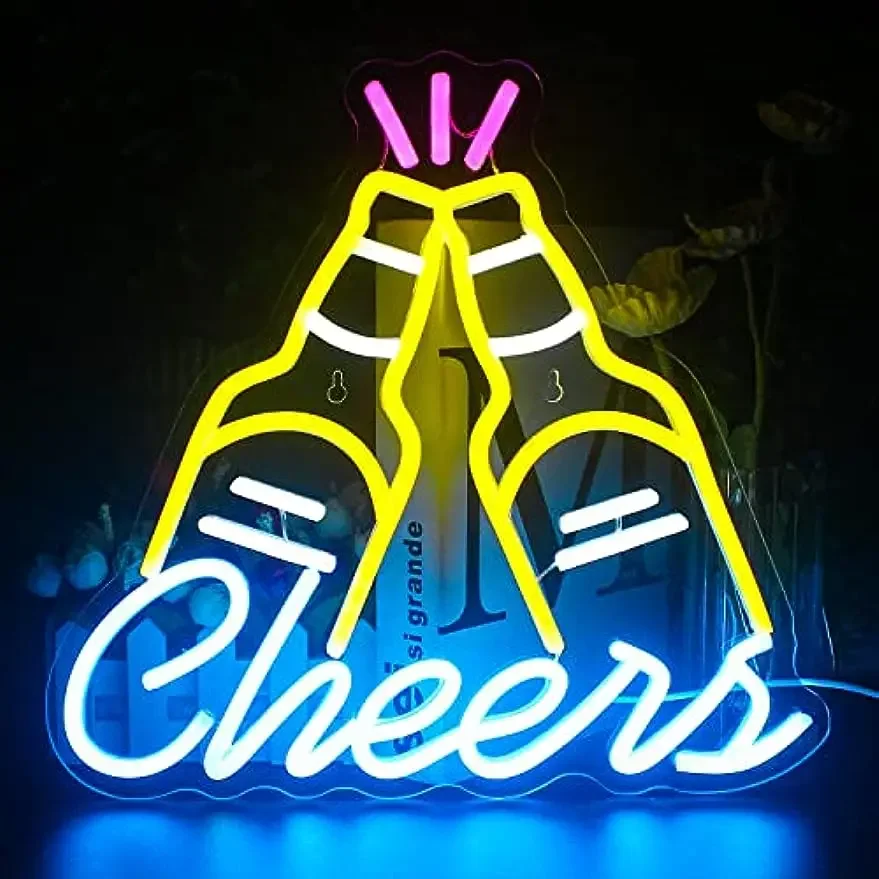 

Beer Bar Neon Light Sign for Wall Decor USB Powered Beer Neon Sign for Bar Club Gaming Room Wedding Birthday Party Decor Gift