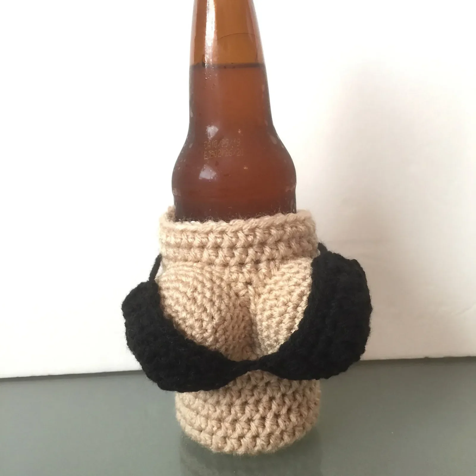 Wine Bag Sexy Bikini Crochet Wine Bottle Bag With Bikini Tops Shape Wine Cover Beer Can Sleeve For Graduation Anniversary