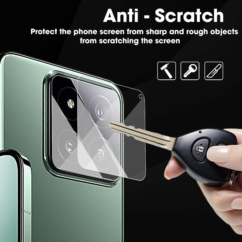 เลนส์ด้านหลังกระจกนิรภัยสําหรับ Xiao Mi Mi 14 กล้องด้านหลังป้องกันหน้าจอ Anti-Scratch สวมใส่ป้องกันสําหรับ Mi 14