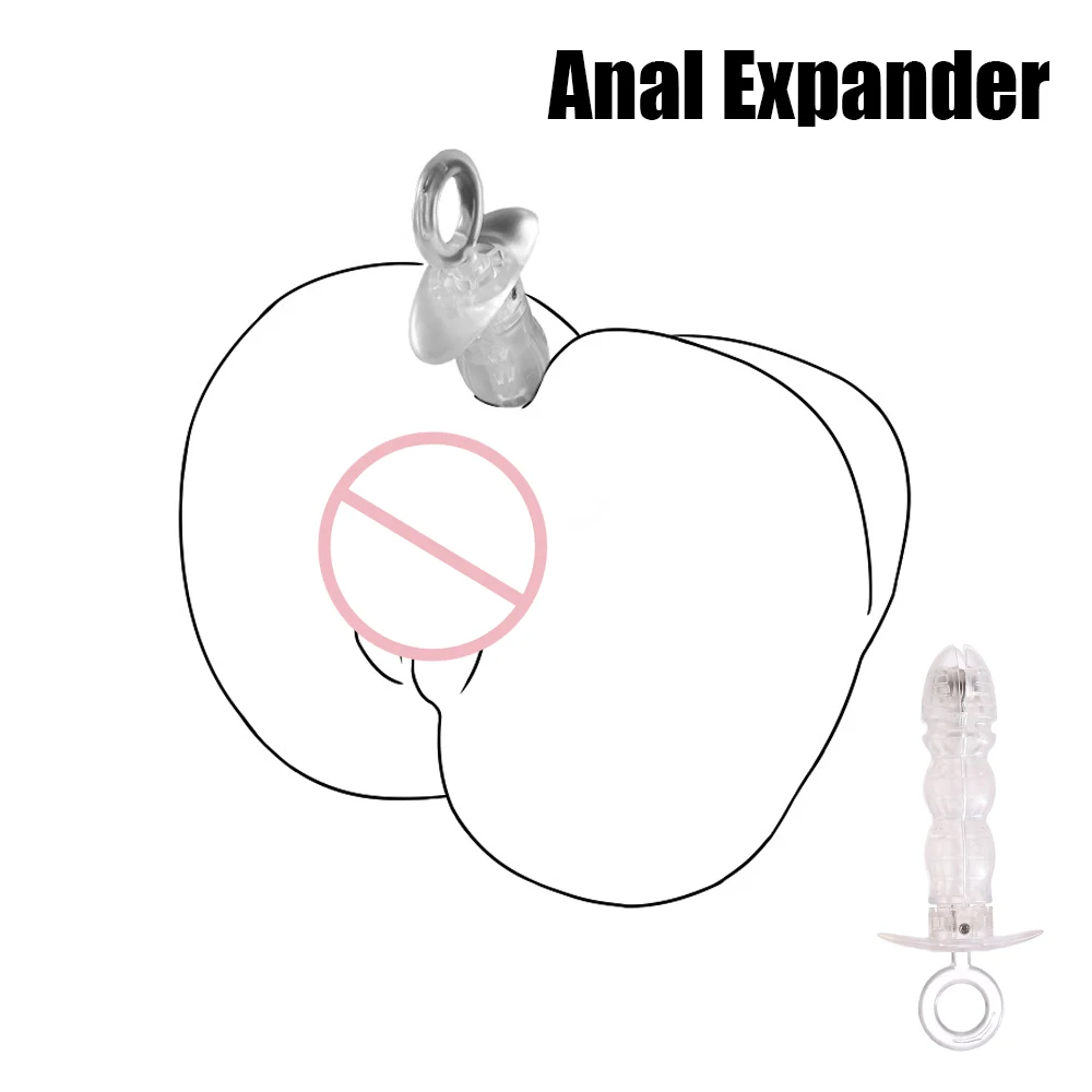 Bondage Set Erotic Speculum Lock Butt Dilator Vaginal Expander for Women Men Anal Plug Sex Toys Couple Adults Games Machine Shop