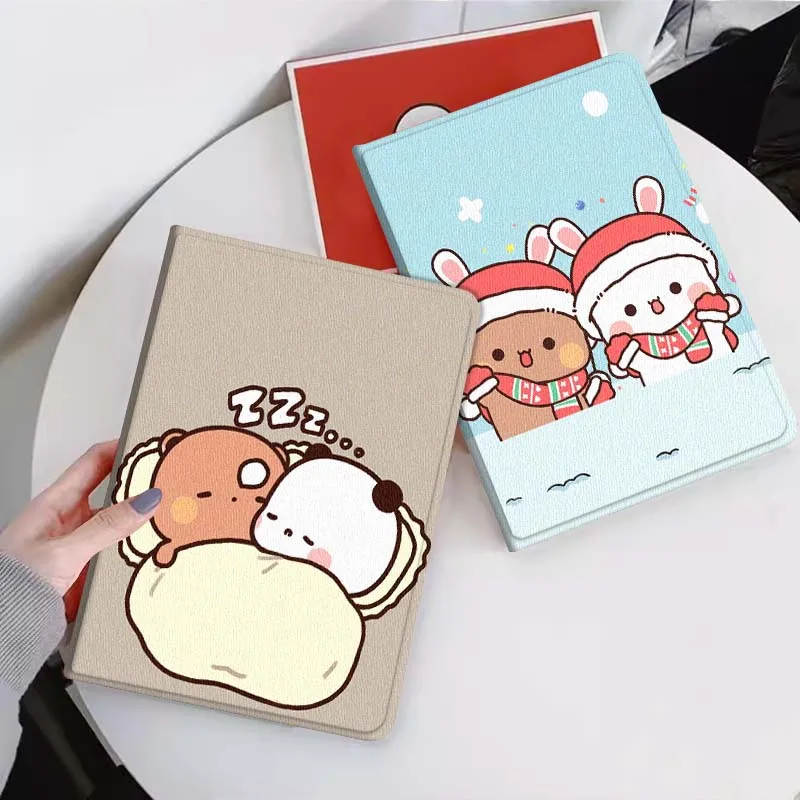 

Cute Bear Cartoon Art For Xiaomi Mi Pad Mini 4 5 6 7 SE Pro Plus Redmi Pad 2 SE 2025 8.8 11 Foldable Tablet Case Gift