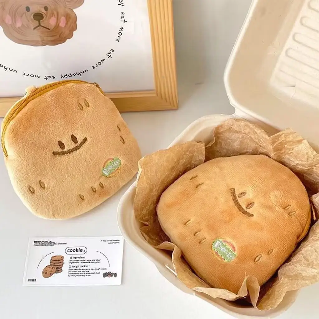 Adorable PotatoToast Purse - Toast Coin Purse, Cute Coin Pouch,Carrying Case,  Keychain Bag For Store Charging Cable,Coin