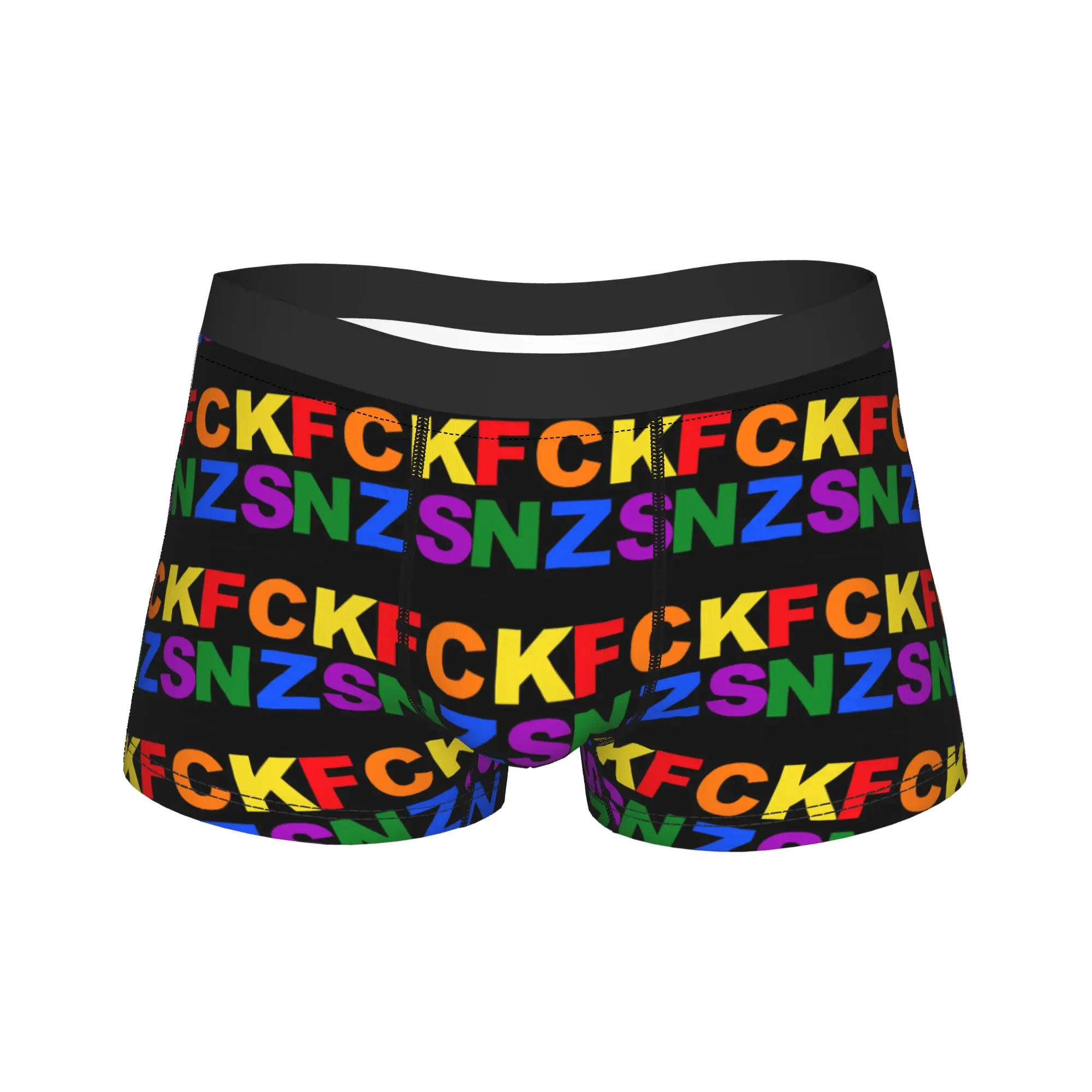 

Fck Nzs Underwear Soft Trend Panties Print Shorts Briefs For Male Pouch Plus Size Boxer Shorts
