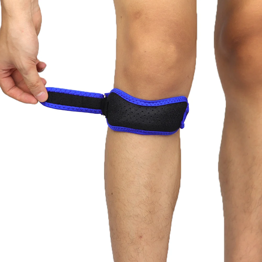 Adjustable Knee Support Band, Patella Strap for Pain Relief, Men Women, Running, Basketball, Gym, Tendonitis Support