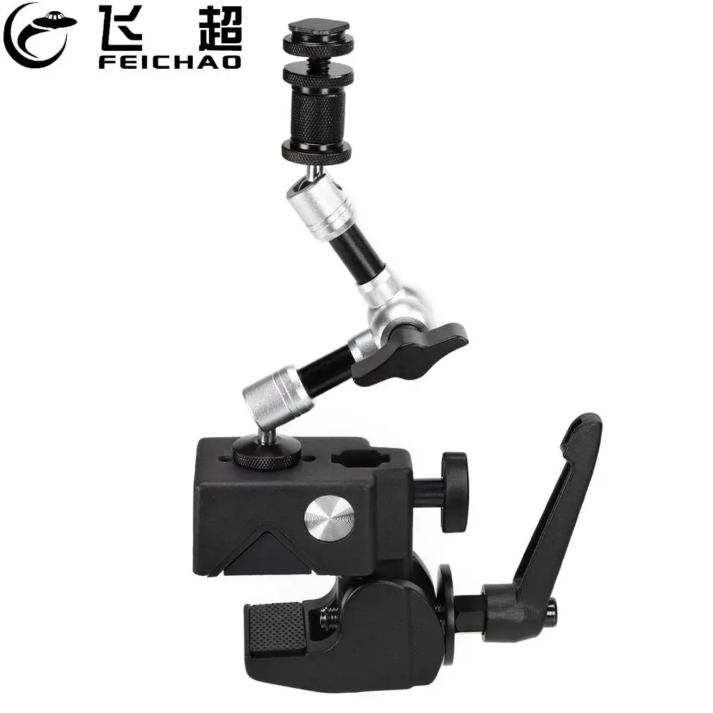 

Универсальный многофункциональный зажим-держатель Magic Arm для крепления к стойке, трубе, перекладине, для фотоаксессуаров