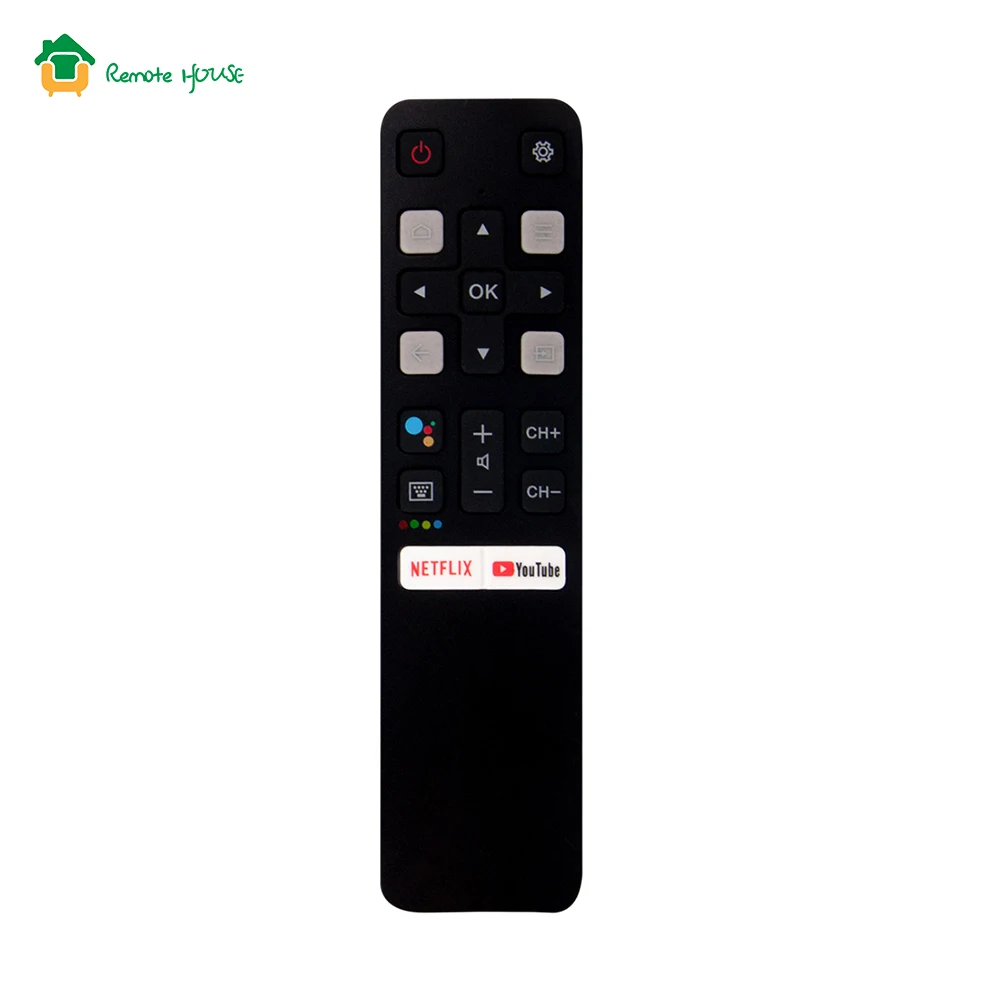 RC802V FAR1 Voice Remote Control For TCL Android 4K Smart TV Netflix YouTube Voice Remoto 49P30FS 49S6800 43S434