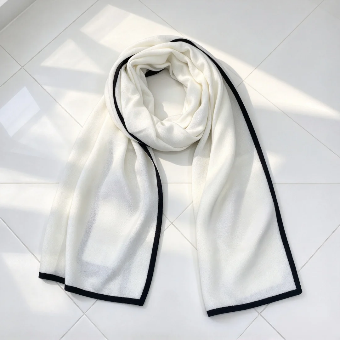 Luxury Brand Fashion Scarf Women's Shawl Neck Warmer Soft Scarf  Minimalist Versatile HandmadePremium Ideal for Gifting 65*180CM