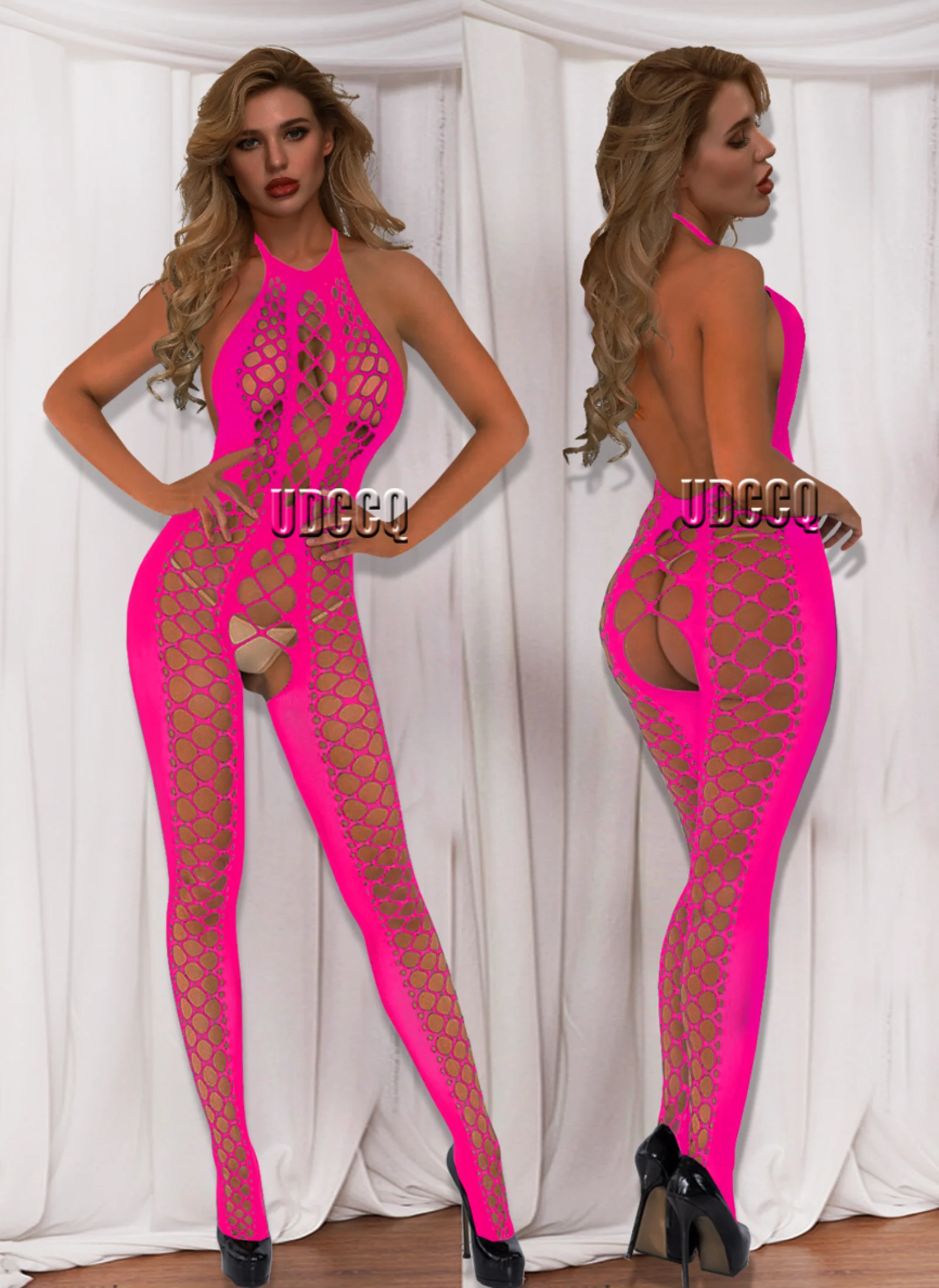 Fishnet sexy Lingerie woman Babydoll exotic apparel Catsuit Underwear Chemises Teddies red Costume sleepwea sexy dress for sex