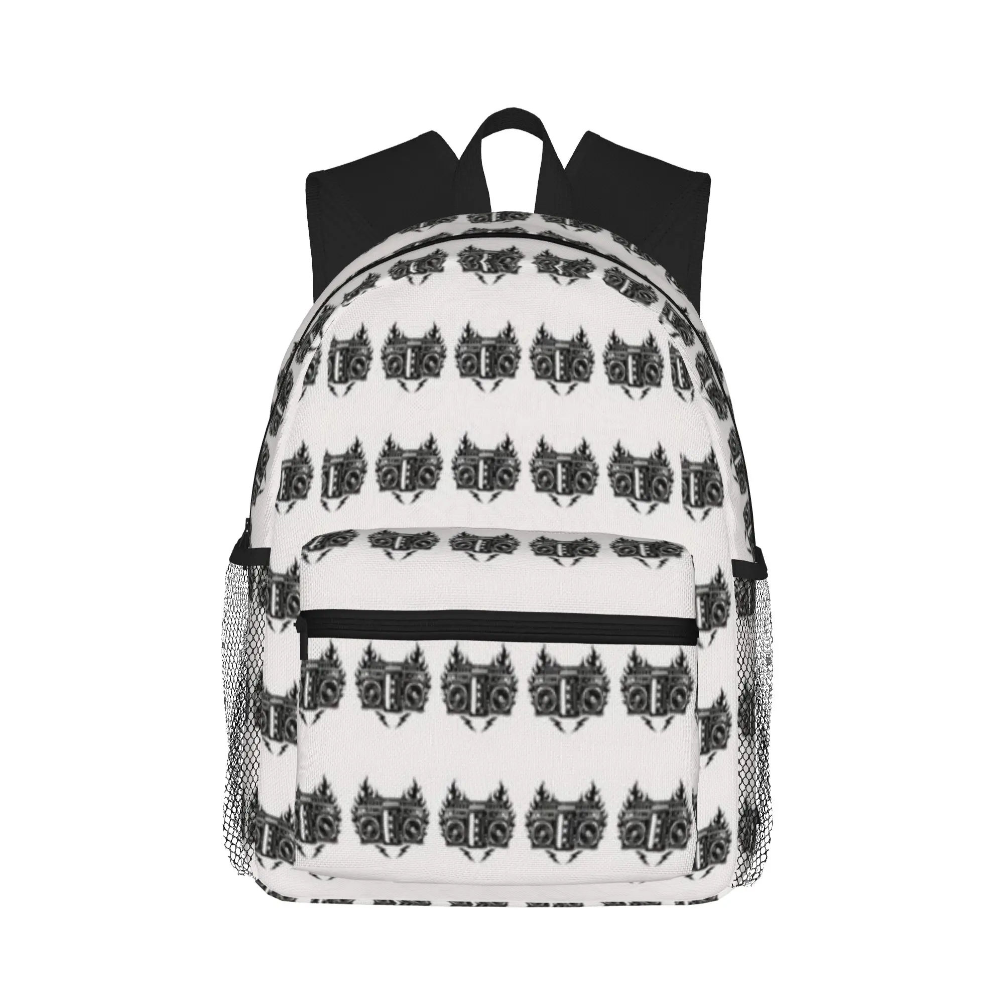 

Vintage Boombox Cassette Tape Retro 80s Music Casual Backpack for Students and Adults Feminina backpack