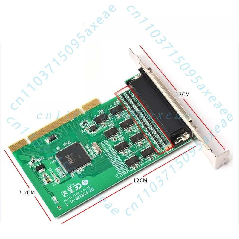 For Syba E1-PCI6238-8SEM PCI to 8 Port RS232 Serial Card Surge Protection for POS Receipt Printer Industrial