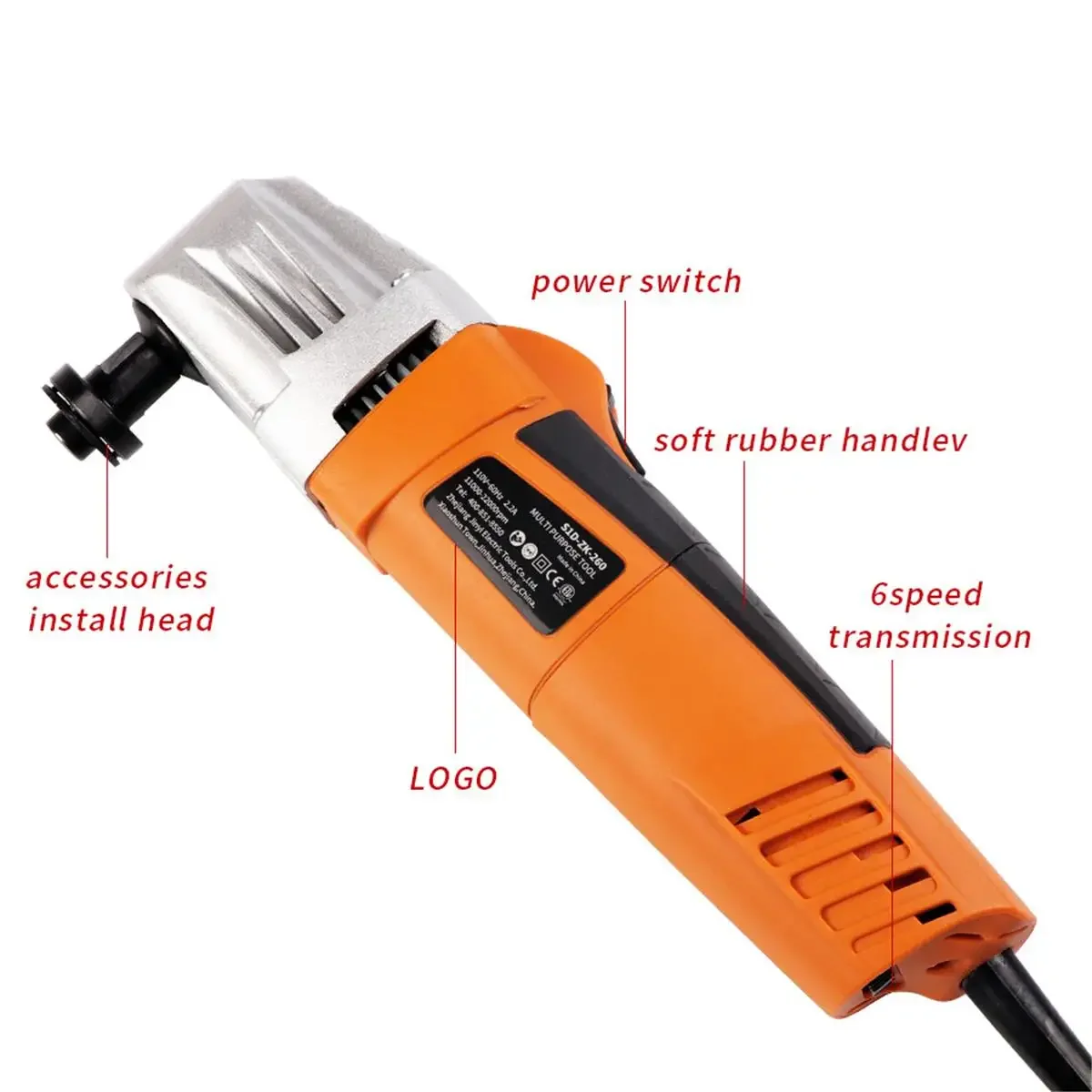 

110/220V Multifunction Oscillating Tool Electric Trimmer Saw for Wood Working 720W Power Home DIY Wood Trimmer Multi Tool