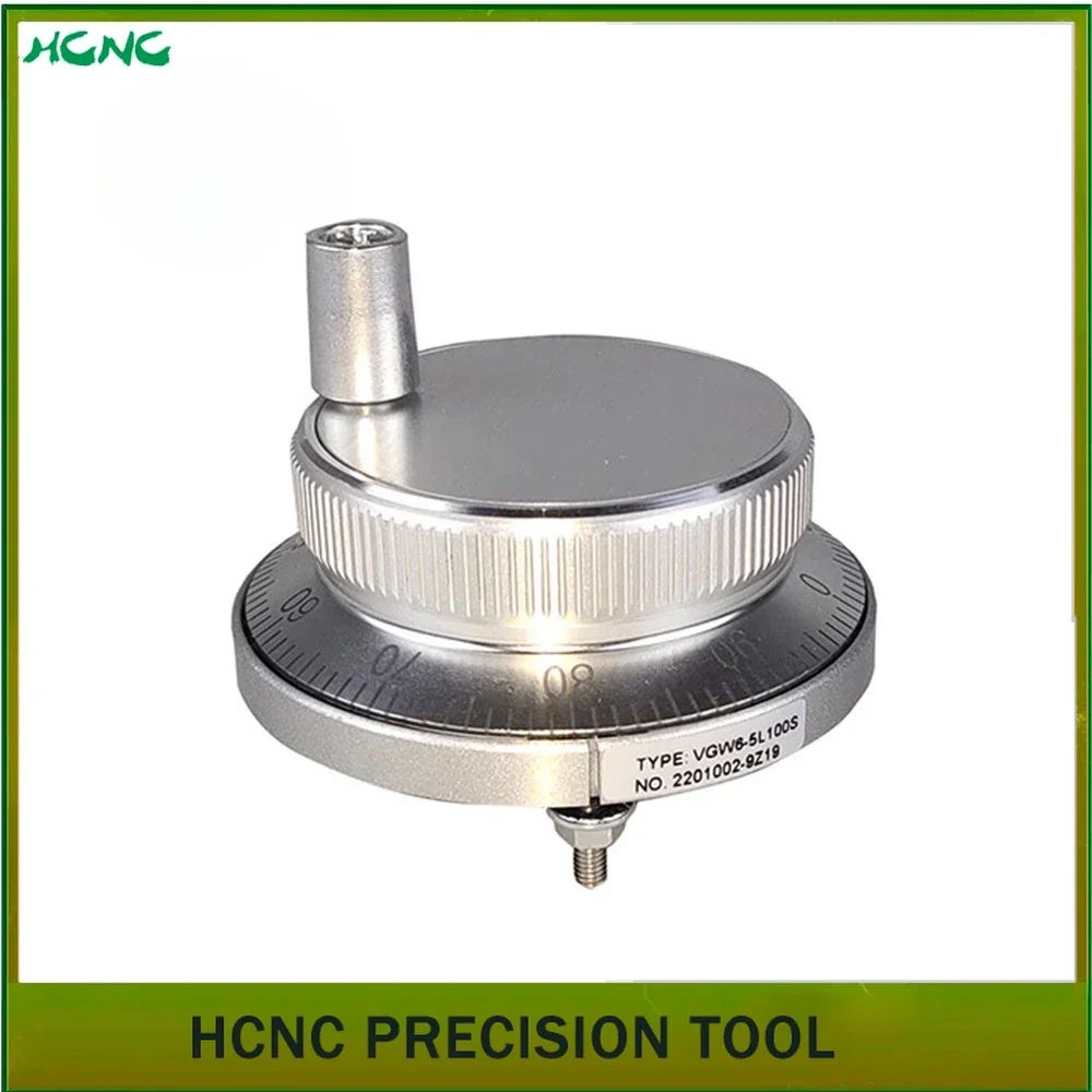 CNC pulse generator handwheel 4 terminal 6 terminal 5V 60mm 100PPR manual pulse generator handwheel rotary encoder electronic