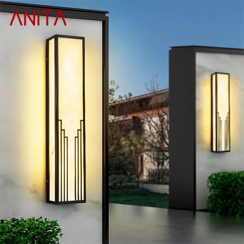 ANITA Contemporary LED Outdoor Wall Lamps Electric Simplicity Waterproof Balcony Hallway Courtyard Villa Gate Hotel