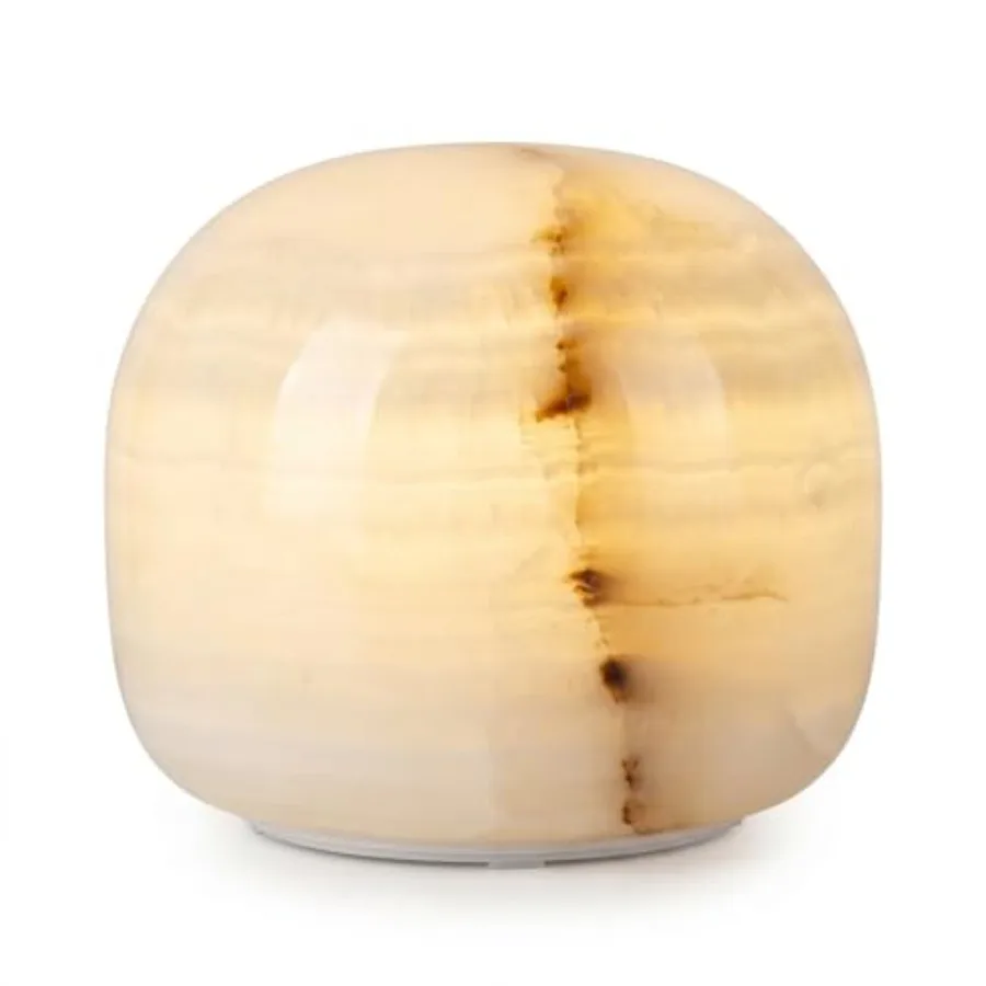 

Natural Marble Lamp, Cordless Rechargeable Tap Light, 3-Way Dimmable Ambient Stone Glow Lamp, Portable Zen Decor Gift for Bedro