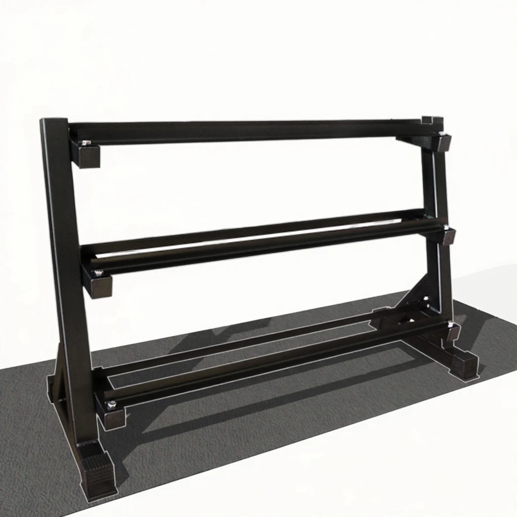 

Fitness Equipment Dumbbell Storage Rack 3-Tier Rack for Sale