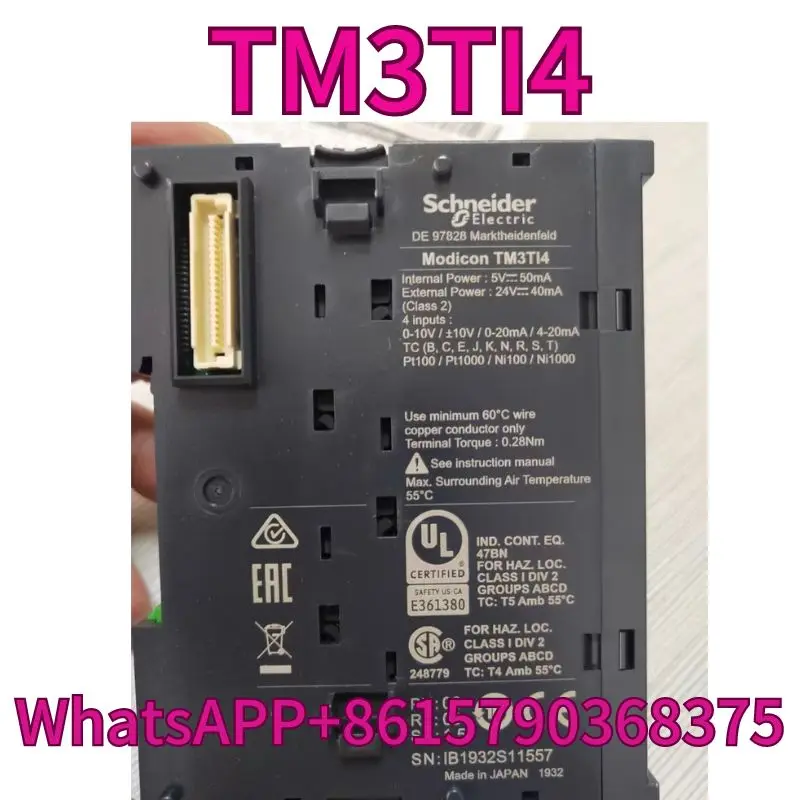 New TM3TI4 4-way temperature detection module