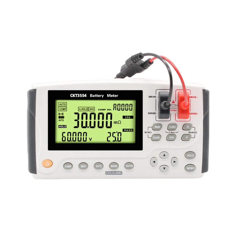 Chuangkai CKT3554 Portable Type Internal Resistance Tester Handheld Battery Meter of Battery UPS Online Test 3Ω 60V