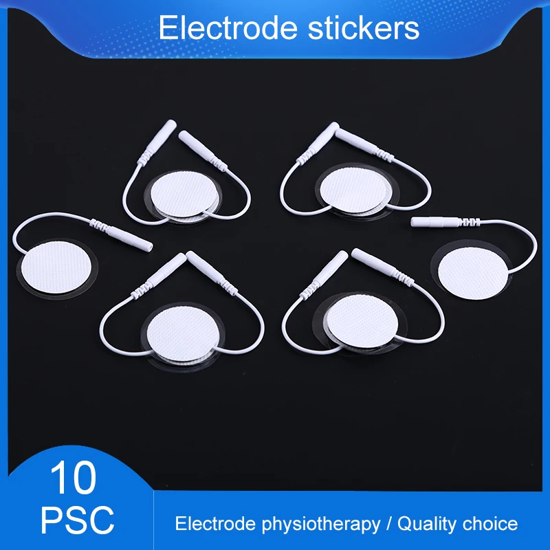 Electrode Pads For EMS Nerve Muscle Stimulator  Pulse Muscle Electrode Cable Conductive Line Lead Wire Acupuncture Massager