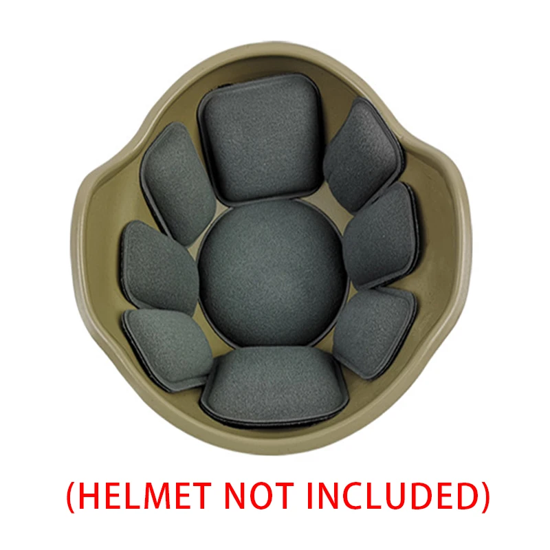 Capacete tático ao ar livre com espuma forro, gancho e Loop Fastener, Mickey Capacete Acessórios