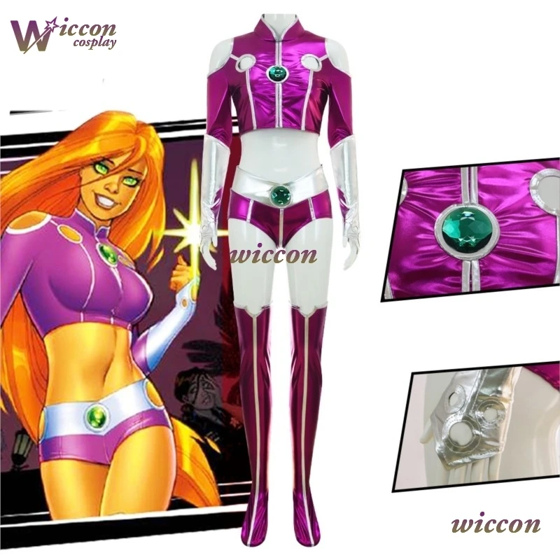 ynot-starfire-cosplay-disfraz-superior-trajes-de-comic-koriandr-mujeres-adultos-pantalones-cortos-traje-purpura-superheroe-teenn-cos-titans-medias