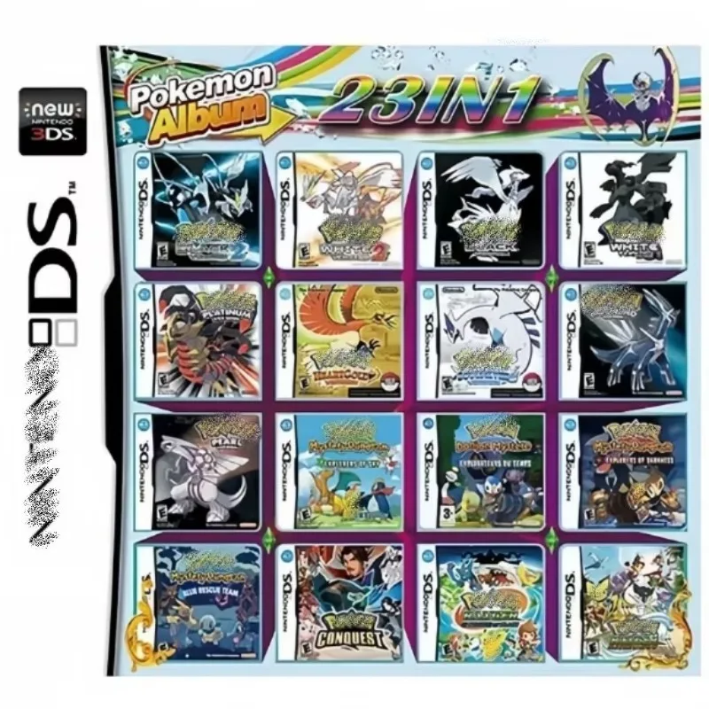 3DS NDS Game Card Combo Card 4300 IN 1 NDS Combo Card NDS Card Tape 23 IN 1 482 IN 1 500 IN 1 Bare Card Smooth English Language