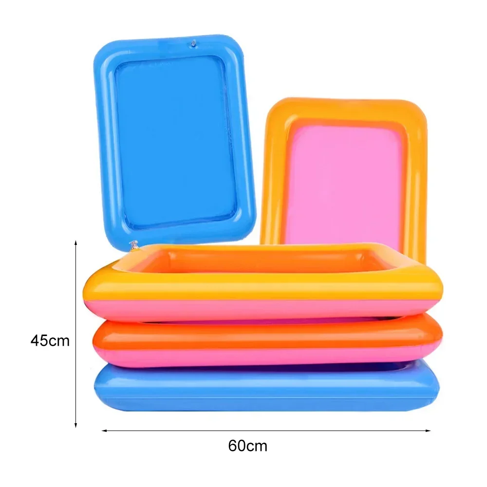 Opblaasbare Indoor Magic Play Sand Kinderen Speelgoed Mars Ruimte Opblaasbare Zandbak Accessoires Plastic Mobiele Tafel Kid Party Play