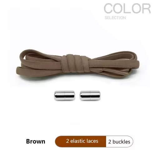 4Pcs/1Pair 100cm Elastic No Tie Shoelaces Metal Lock Shoe Laces For Kids Adult Sneakers Quick Shoelaces Semicircle Shoestrings - Image 21